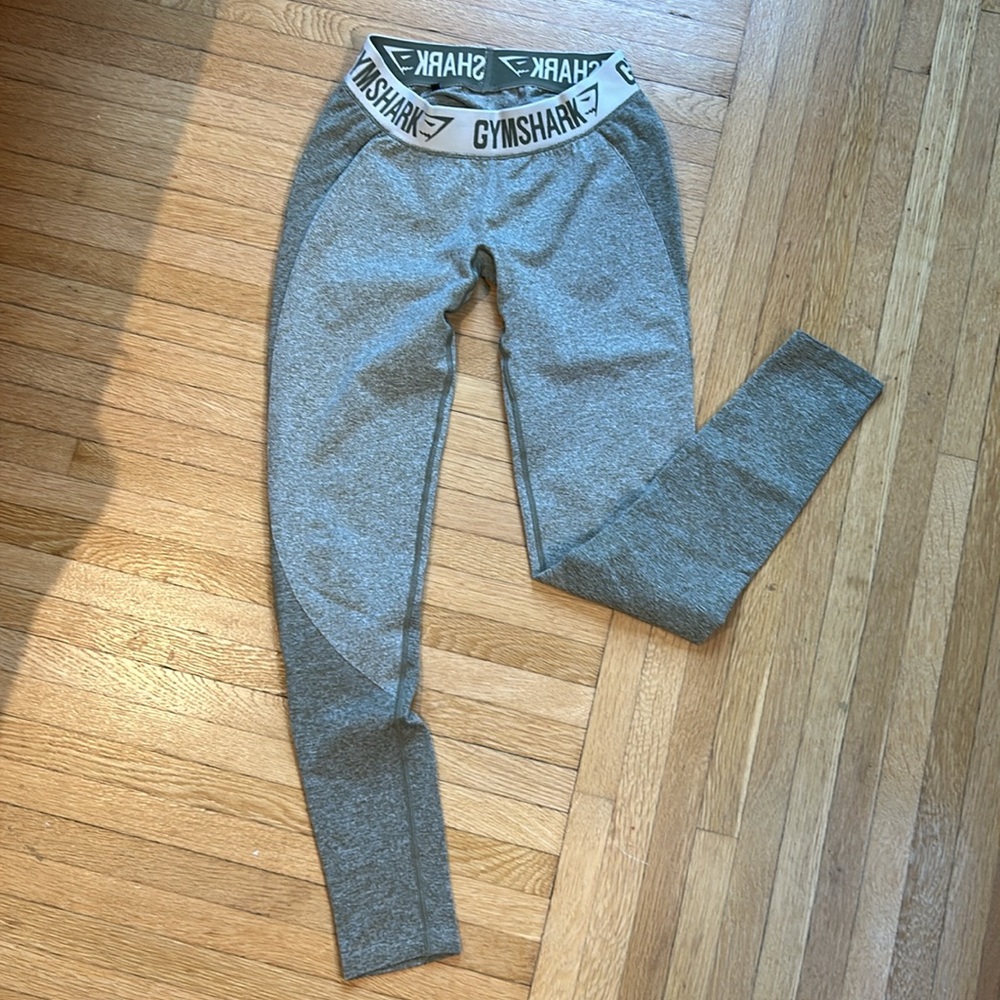GYMSHARK Green Booty Contour Leggings - Size Medium